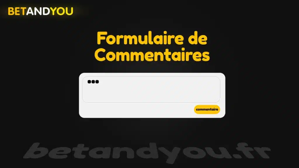 Formulaire de commentaires