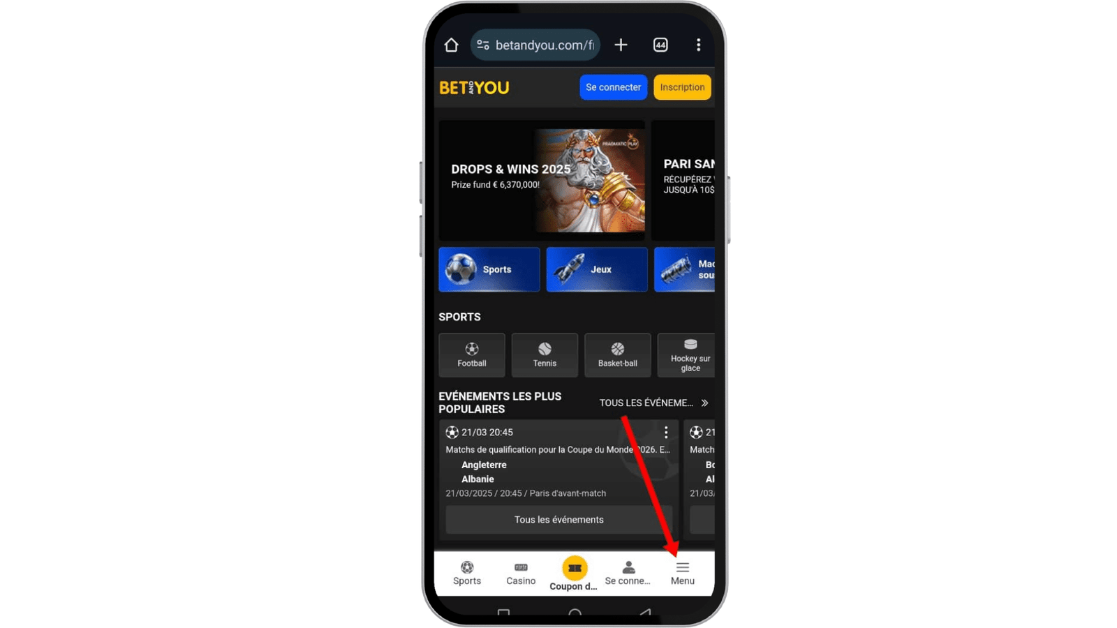 Télécharger Betandyou apk pour Android