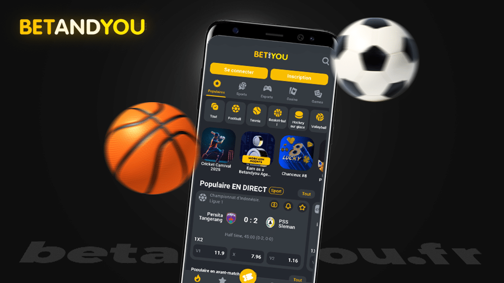 Présentation de l'application Betandyou
