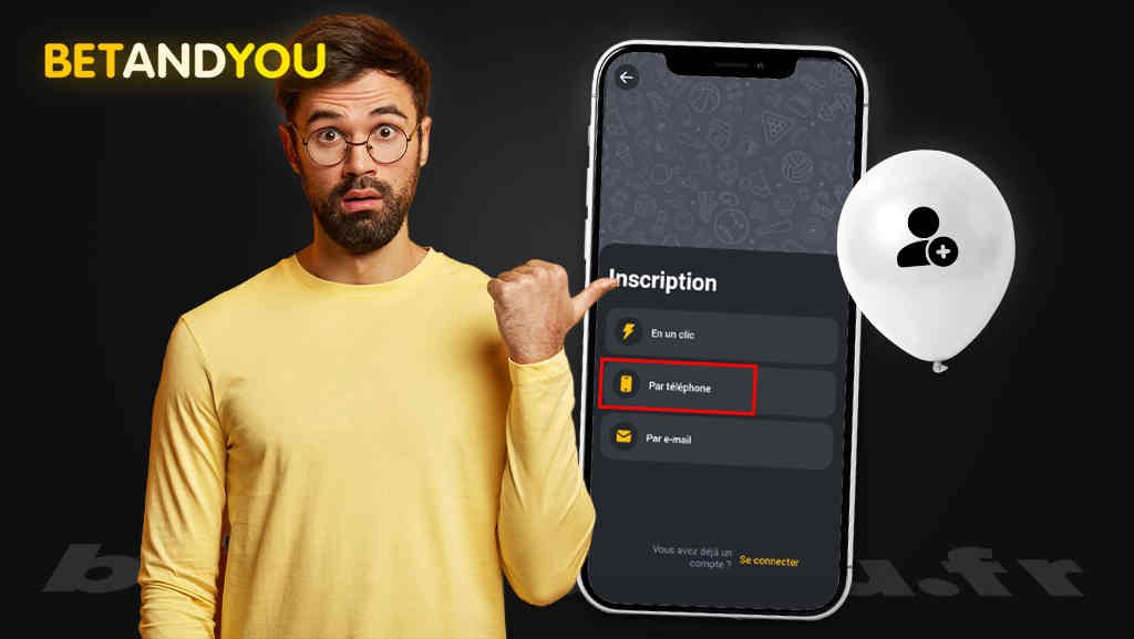 Quelles sont les étapes à suivre pour s'inscrire sur Betandyou par téléphone